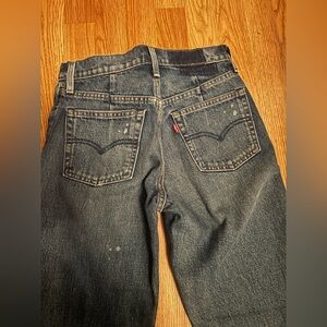 Levi's Altered Straight Women's Jeans - Dark Blue, size 25.